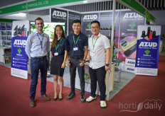 Borja Gonzalez with Azud and partners Hien Nhu Van & Huy Anh Lie, visited by Phuong with Rivulis. 