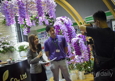 Picture time for Robert Wang with the Taiwanese company Royal Base