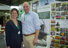 Stefanie van Dijk & Bert Kieft with GreenSeasons, import & export company specialised in outdoor plants.