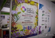 The World Orchid Conference was scheduled to take place next week, but it has been postponed due to the COVID-19 outbreak.