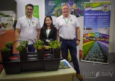 It wasn’t an easy trip for them but Bart van den Boom & Pim de Boer, accompanied by translator Michelle, are showing the Wilma’s Lawn & Garden products at the HortEx Vietnam 2020. With their fertilisers and substrates they can help growers achieve better and more stable yield.