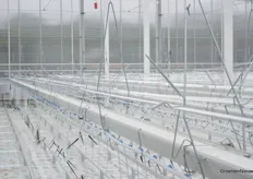 The bottom layer of glass in the greenhouse is opaque. That way, trials can remain "secret" if needed. So who knows what tests will follow in this currently empty greenhouse compartment.