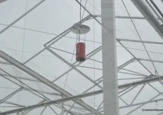 Delphy still has to make choices about the necessary additional technical equipment in the greenhouse, but some details have already been taken care of. Like here a sulfur evaporator.