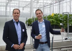 Pascal Janzen (Cogas Climate Control) and Ronald Thijssen (Maurice Kassenbouw). Ronald showed that the gutters hang 1.16 meters apart, just like many practical growers. This is important, because Delphy ISFC wants to bridge the gap between research and practice, and connect with the daily practice of growers.