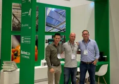 Chris Aarts (C&E Draad Bewerking), Dennis de Zeeuw (DQ Horti Soluciones), Pascal den Heijer (Holland Screens International). When seeing these guys at a show, you'll know everything will be allright in the end!