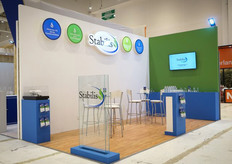 Stage Marroquin welcomed visitors at the Stabilis booth to inform them about energy solutions