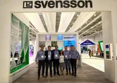 The Svensson team was present at the show