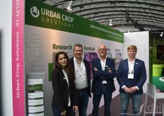 Savin Koc, Jean-Pierre Coene, Filip Meeuws, and Maarten Vandercruys with Urban Crop Solutions
