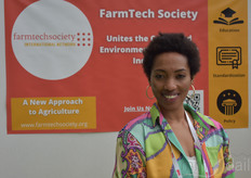 Alice Ndayishimye with Farm Tech Society