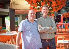 Patrick van Bergen Henegouwen and Erik de Ruiter with Organic Shapes, new producer of seeding and cutting media: https://www.hortidaily.com/article/9356532/new-producer-of-seeding-and-cuttings-media-presents-100-peat-free-plug/ 