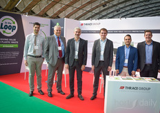 The Thrace Group team is happy to be back at trade shows and shows their In the Loop solution