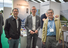 Hugo Plaisier with Ludvig Svensson is visited by Eran Benjamini with Baccara Geva from Israel