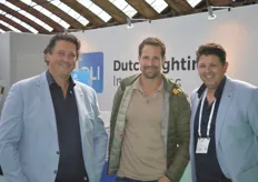 Arjan Pauw (Dutch Lighting Innovations), Paul Schockman (Mastronardi) and Dennis Janmaat (Dutch Lighting Innovations)