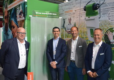 The guys of Ridder (screens): Joachim Keus, Said Ouakili, Niels Lünneman and Arjan van der Klaauw