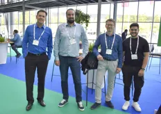 Patrik Borenius & Tero Rapila with Green Automation meet up with Jan Prins and Tom Prins, growers with UAE greenhouse company Pure Harvest