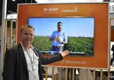 Hans Driessen of BASF/Nunhems. The breeding company paid special attention to the Sunup concept with the Golden Cantaloupe, which is offered year-round in cooperation with selected growers. The maturity indicator helps the grower to harvest at the right time