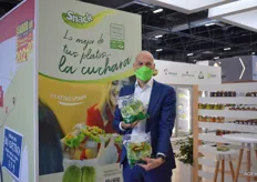 Jan Doldersum of Rijk Zwaan, who wants to create different eating occasions with the new crunchy lettuce - a cross between Roman and iceberg lettuce. In Spain, El Dulze, Fruca and Jimbo Fresh are partners in this chain project. Besides Spain, retailers in the Netherlands, Germany, Sweden and the United Kingdom have also embraced the concept.