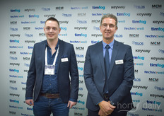 Lorenzo van den Ark & Egbert de Gelder, Thermeta, are present at the Timfog booth, their partner in business.