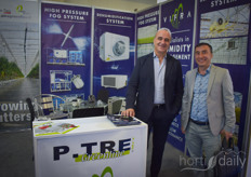 Vincenzo with Vifra is accompanied by Andriy Kolesnychenko with LIMIT Service Company, visiting the show from Ukraine.