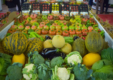Like many other breeders, Yuksel Tohum brought their best vegetables to the show.