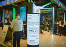 The product Capito is the most important product of the Hektas company. In the photo Murat Tas