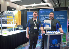 Ryan Peters & Jamie Jackson with Percival, offering customized growth chambers.