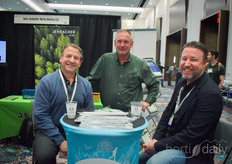 Curtis Chesler, Luis Ampudia with INNIO Jenbacher are visited by Ferdi van Elswijk, Koppert