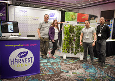 The team with Harvest Today. You could smell the fresh basil from their growing system meters away!