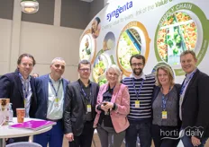 Busy at Syngenta with Sjaak van der Ploeg, Adnek Guzelkucuk, Thomas Dupont, Veronique Le Roux, Yoann Barrier, Jeanette Stammis and Leszek Klimczak. This year they have been nominated for their product iStem