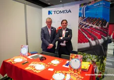 Team Tomra in their booth.