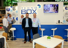 Bruno Rodríguez and José Manuel Franco, at the Tecno Box stand.