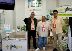 José Carlos Casado, Ana Silvero and Bernardo José Ruiz, from Plastyagro