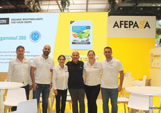 Afepasa stand, which has brought its microbiological sulphur-based biostimulants to Madrid.