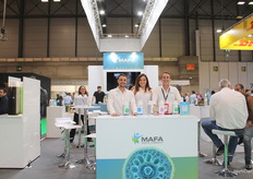 Damián Altamirano, Hanan El Bakkal and Jaime Carnero of MAFA