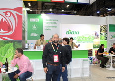 Torcuato Vallecillos, at AgroBiology stand