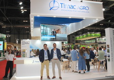 Ángel Rueda, sales director Innovabio by Timac Agro, and José Manuel Caballero, market manager of Timac Agro.