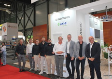 Axia Semillas and Svensson stand team