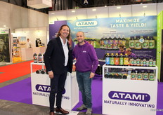 Julián Rodríguez, from CASI, together with Abel Tato, from Atami