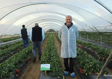 Mehmet Ali, in Red Samantha's greenhouse