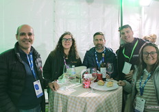 Alfrut and Frutas Boosa team at the celebration after the visit to the greenhouses.