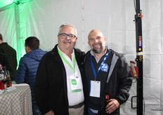 Agustín Leñero, together with Antonio Soto, from Arofa