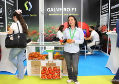 Viviana Marmolejo Granada, at Argenta Seeds stand