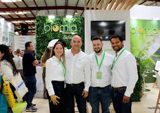 Noemí Pérez, Antonio Serrano, Iván García and Oscar Montes, from Biomip