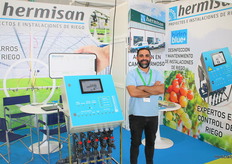 Luis Carlos Soto, at the Hermisan stand