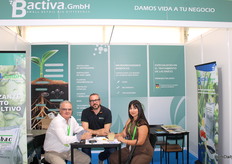 Juan Francisco Fernández, Vicor García and Paula Domínguez, of B activa GmbH