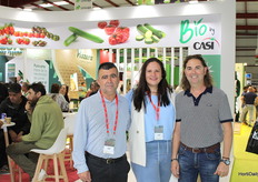 Luis Miguel Ibáñez, Mari Gracia and Julián Rodríguez, from CASI