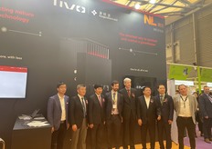 Representation from the Dutch Embassy in China took a joined group photo in front of the Hoogendoorn booth.