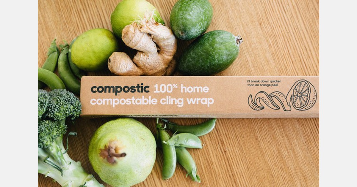 Compostic launches certified home-compostable cling wrap and resealable ...