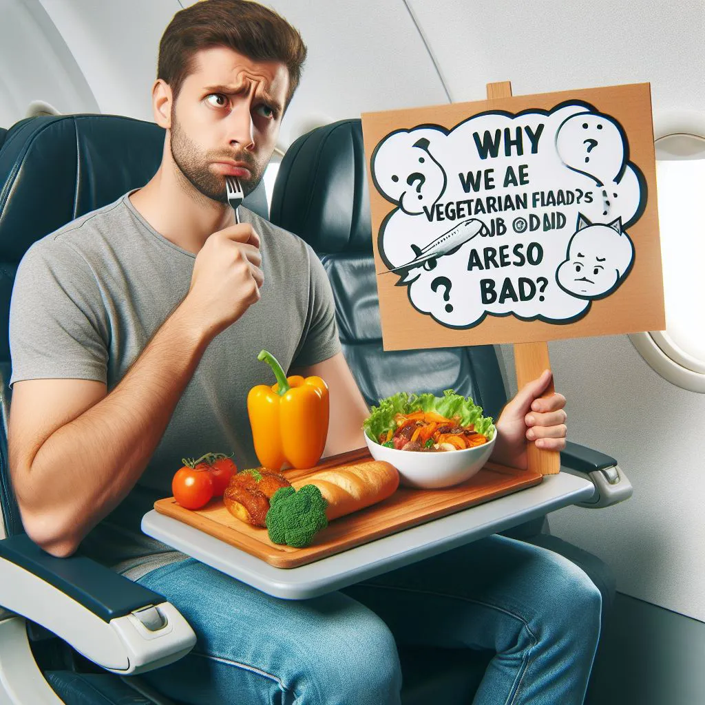 Why are vegetarian meals on planes so bad?