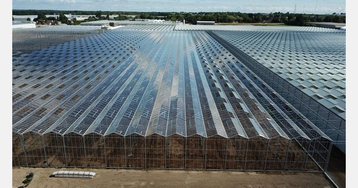 More than half of the glass in place at JEM Farms